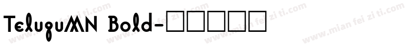 TeluguMN Bold字体转换